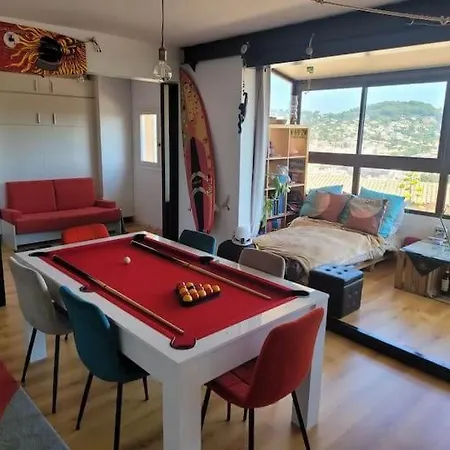 בית נופש Superbe 2 Pieces Vue Mer&Montagnes! Avec Piscine *
